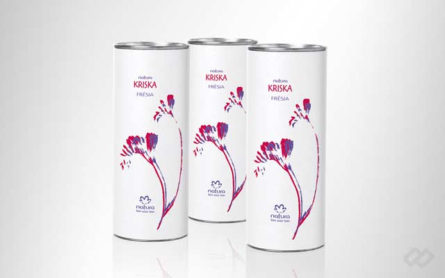 Diseño de Packaging estuche de perfume Kriska
